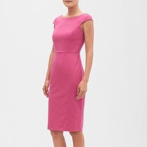 Banana Republic Pink Cap-Sleeve Dress (Never Worn)